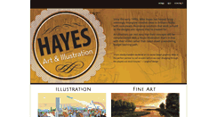 Desktop Screenshot of hayesartandillustration.com